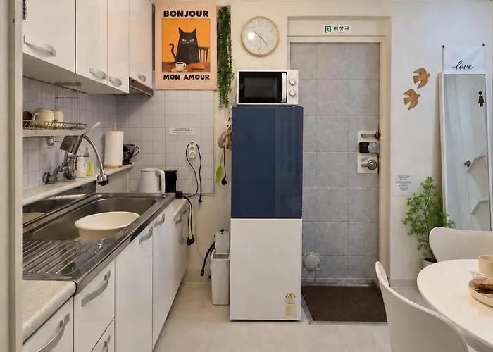Bonnie Houseㅣmax5people,2rooms,3bedsㅣseongsu,konkuk Univ,jamsil,kspo,coex,gangnam,hangang Park Seul